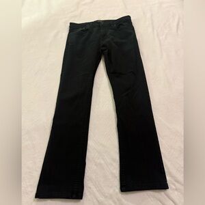 Jachs Men Black Straight Leg Jeans 36x34
